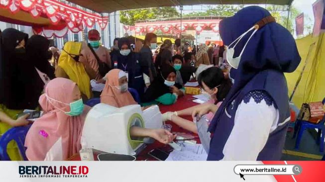 Membludak, Gebyar Vaksinasi Massal di Kejati Gorontalo Lampaui Target