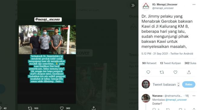 Tabrak PKL dan Lukai 3 Orang di Jalan Kaliurang, Pelaku Sambangi para Korban