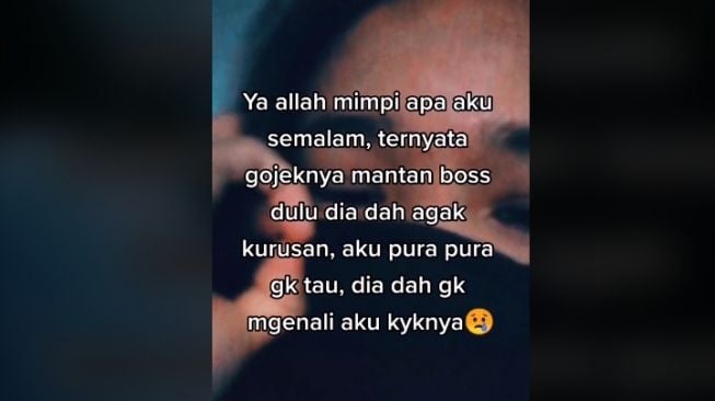 Wanita dapat driver gocar yang ternyata mantan bosnya (tiktok)