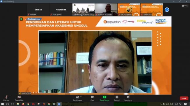 Deepublish Gelar Talkshow Pendidikan dan Literasi untuk Persiapkan Akademisi Unggul