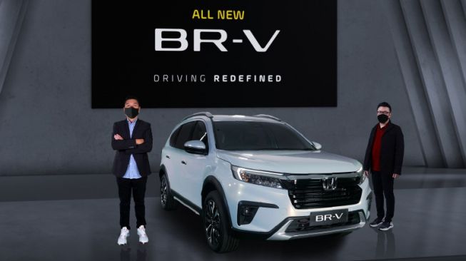 All New Honda BR-V generasi kedua saat peluncuran secara virtual di Surabaya, Jawa Timur, Rabu (22/9/2021). Proyeksi pemasarannya adalah masyarakat Indonesia khususnya di wilayah Jawa Timur, Bali dan Nusa Tenggara [Antara jatim/Dok Honda Surabaya Center/ZK]