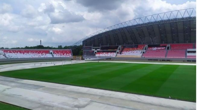 Jelang Kick Off Liga 2, Stadion Gelora Sriwijaya Jakabaring Disterilkan