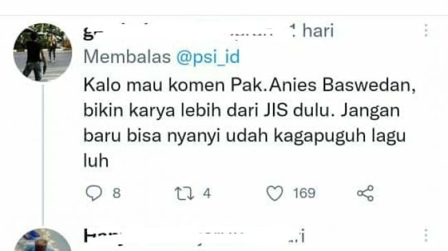 Giring serang Anies, Warganet serang balik. (twitter)