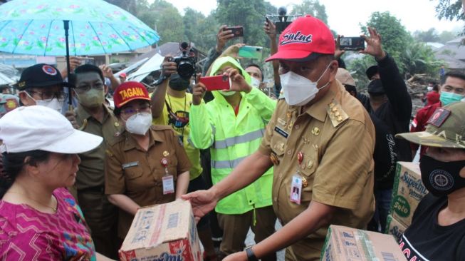 Gub. Sulut Pantau Bencana Banjir Bandang Di Kabupaten Minahasa Tenggara