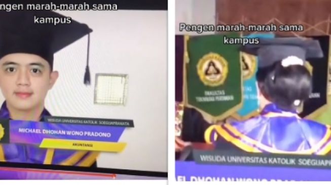 Momen kocak saat wisuda online (tiktok)