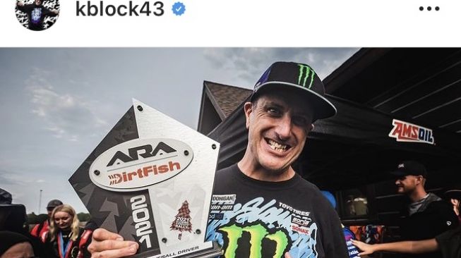 Ken Block, pembalap veteran dan legendaris yang telah mengurusi mobil listrik Ford Motor Company untuk turun balap, kini pindah ke tim Audi [Instagram: kblock43].