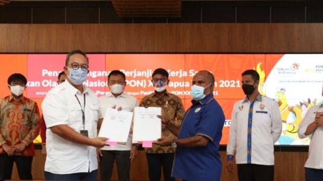 Sebagai Official Platinum Telco Partner, Telkom Siap Sukseskan PON XX Papua 2021