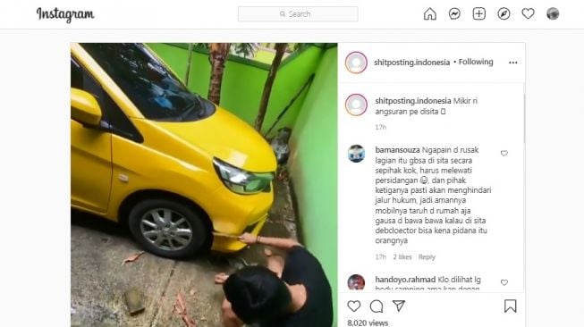 Rusak Bemper Mobil Pakai Golok, Pria Ini Dihujat Habis-habisan