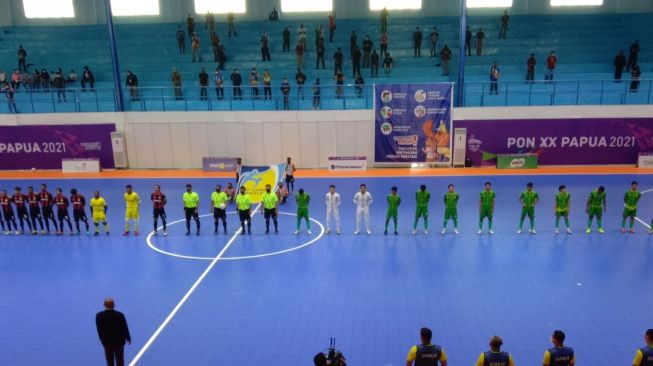 PON Papua: Tim Futsal Papua Taklukkan Sumut di Laga Perdana