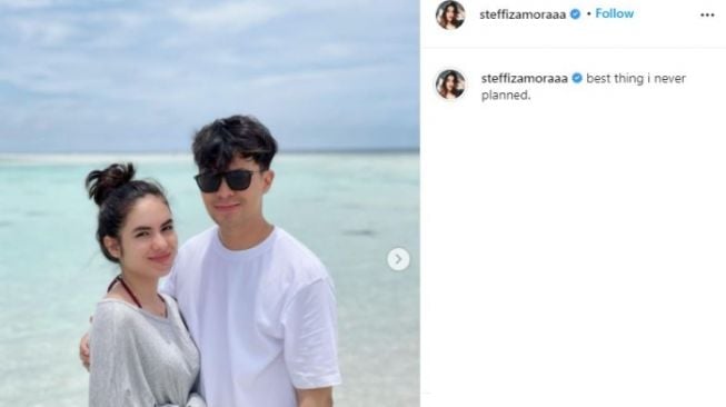 Fero Walandouw dan Steffi Zamora ke Manado. (Instagram)