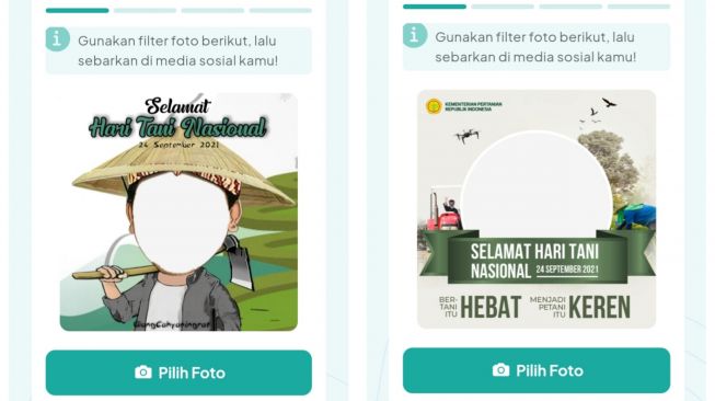 Lengkap! Bingkai Foto Twibbon dan Tema Hari Tani Nasional 2021