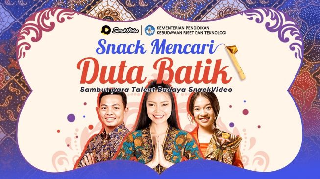 SnackVideo dan Kemendibudristek Gelar Sayembara Duta Batik