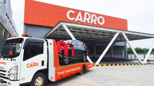 Ilustrasi gerai Carro, startup ecommerce otomotif di Indonesia. [Antara/Carro]
