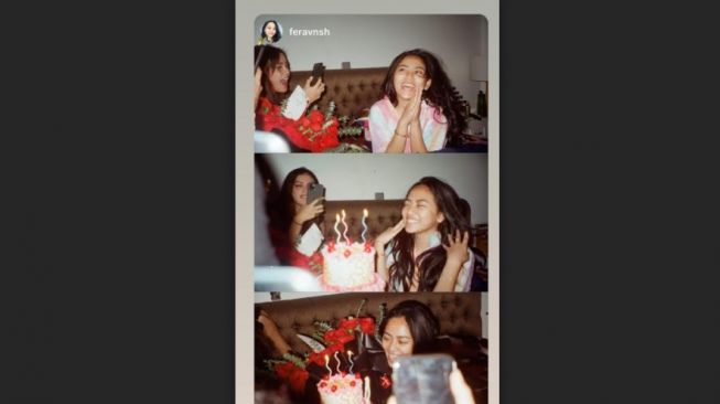 Momen ulang tahun Rachel Vennya. [Instagram]