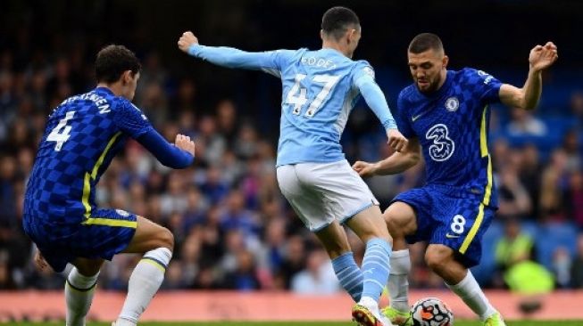 Chelsea vs Manchester City Masih Tanpa Gol di Babak I