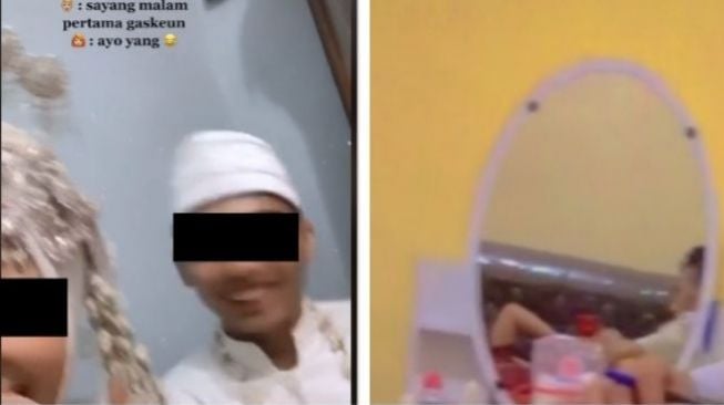 Pengantin Pamer Kegiatan Usai Resepsi: Sayang Malam Pertama, Gaskeun!