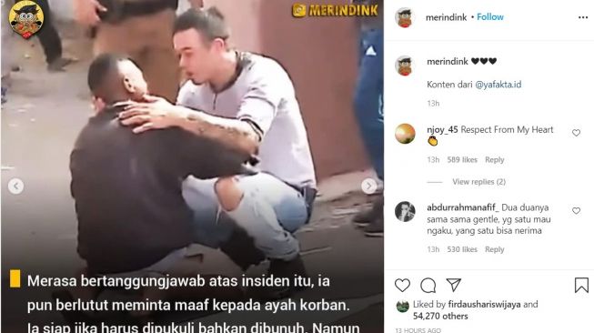 Peluk Pelaku Usai Anaknya Ditabrak Hingga Kritis, Aksi Pria Ini Bikin Warganet Terharu