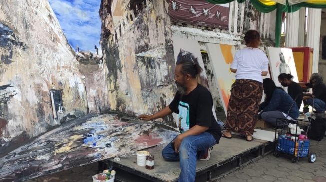 Sengkuyung Penanganan Pandemi, Seniman Yogyakarta Lelang Lukisan Bersama