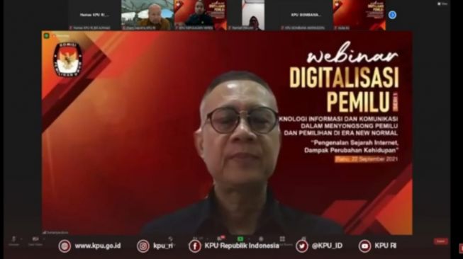 Menyongsong Pemilu 2024, KPU Gelar Webinar Digitalisasi Pemilihan Umum