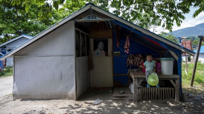 Penyintas Tsunami Palu Tiga Tahun Hidup di Hunian Sementara