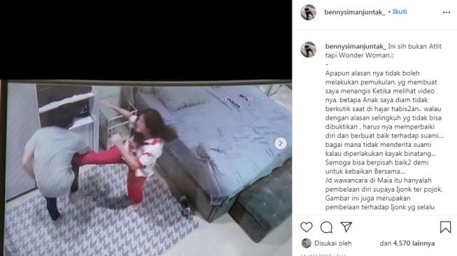 Unggahan Benny Simanjuntak [Instagram/@bennysimanjuntak_]