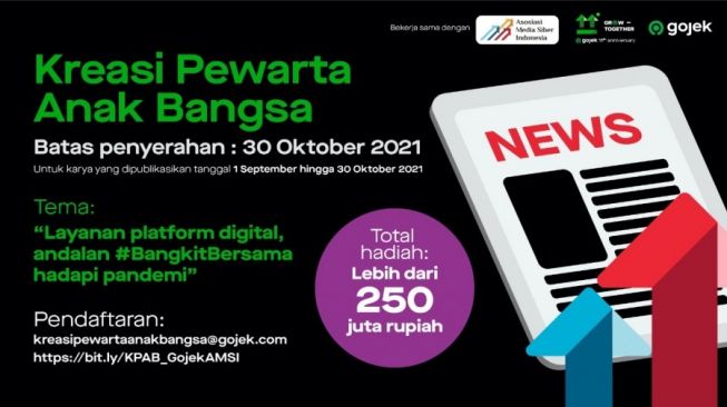 Gojek - AMSI Gelar Penghargaan Karya Jurnalistik Kreasi Pewarta Anak Bangsa 2021