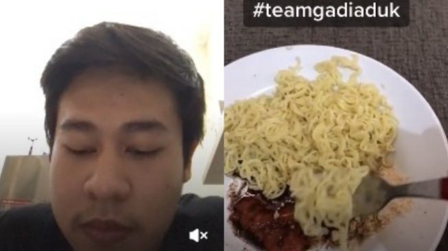 Viral, Pria Ini Makan Mie Tanpa Diaduk, Netizen Protes!