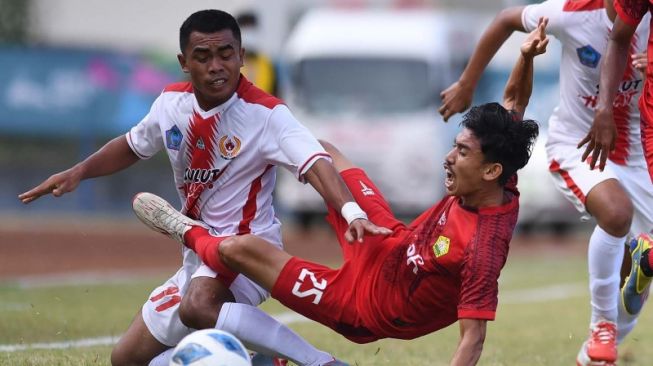 PON Papua: Tim Sepak Bola Sulawesi Utara Tumbangkan Aceh 2-1