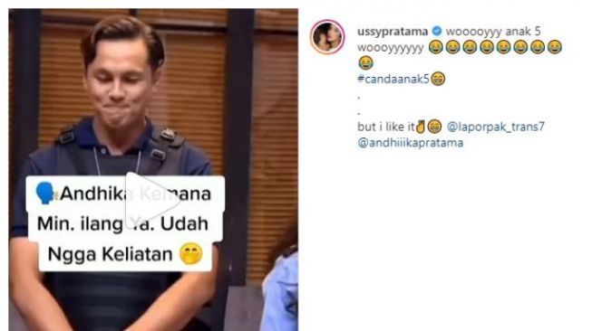 Ussy Sulistiawaty ingatkan Andhika Pratama. (Instagram)