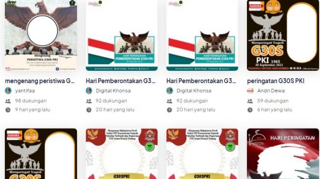 Twibbon Peringatan G30S PKI.