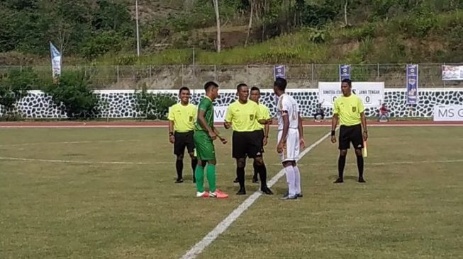 Tim Sepak Bola Jateng Ditahan Imbang Sumatera Utara di PON XX Papua