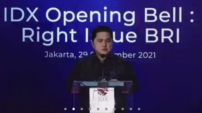 Ini Harapan Erick Thohir Usai Rights Issue BBRI