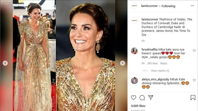 Begini Cara Kate Middleton Hormati Mendiang Putri Diana di Premier Film James Bond