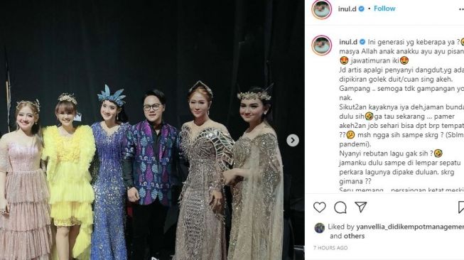 Inul Daratista kenang dicemooh jadi perusak musik dangdut. (Instagram)