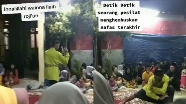 Video Detik-detik Pesilat Meninggal Saat Tampil, Disangka Penonton Bercanda