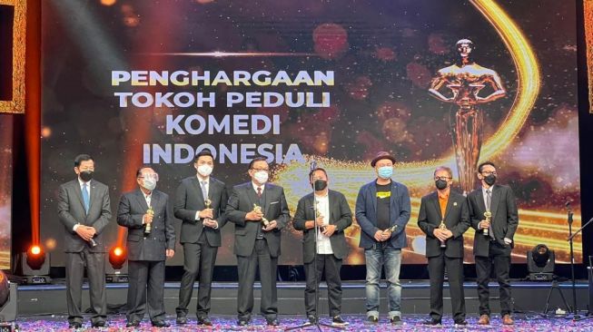 Momen di acara Anugerah Komedi Indonesia [istimewa]