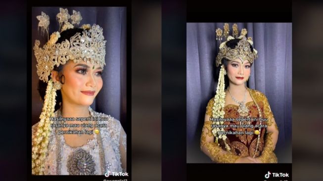 Salah Pilih MUA, Curhat Pengantin Makeup Siger Tak Sesuai Harapan (tiktok.com/@ayuamelia13_)