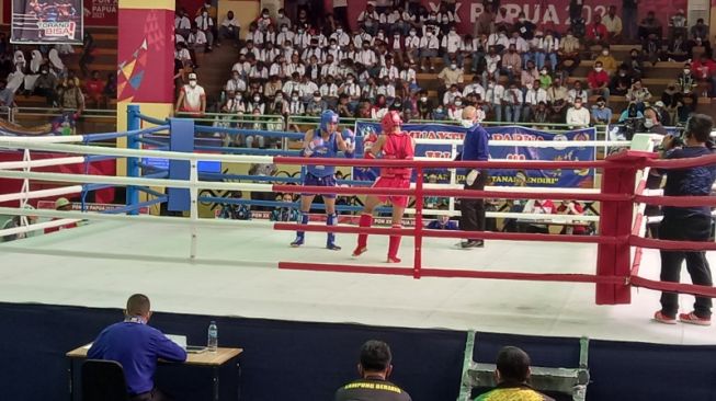 Atlet Muaythai Lampung Lolos ke Final PON Papua