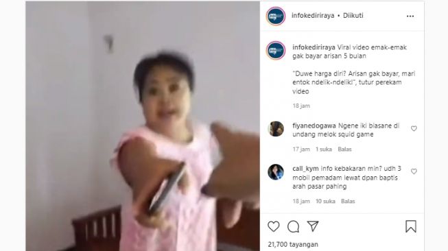 Ealah Bu..Bu..! 5 Bulan Tak Bayar Arisan, Ditagih Malah Ngamuk, Emak-emak Ini Viral