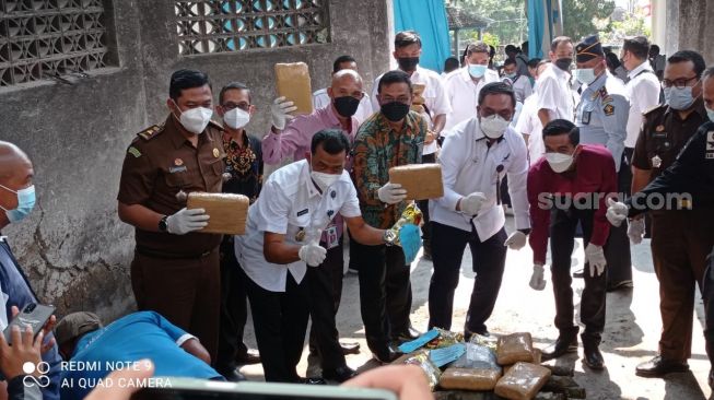 Empat Bulan, BNN Lampung Ungkap Tiga Jaringan Narkoba Besar di Lampung