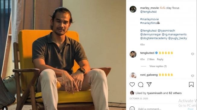 Potret Tengku Tezi saat akting di film Marley [Instagram/@marley_movie]
