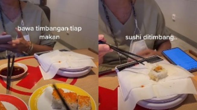 Viral Wanita Bawa Timbangan ke Restoran, Menu yang Mau Dimakan Ditimbang Dulu, Ada Apa?