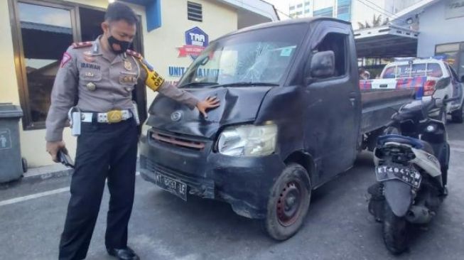 Sempat Buron, Pelaku Tabrak Lari di Balikpapan Tertangkap Karena CCTV