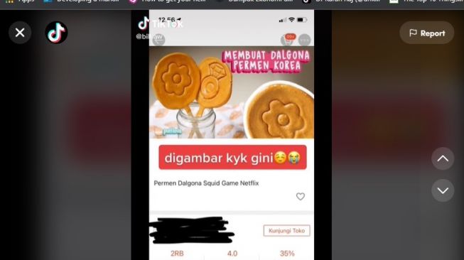 Beli Permen Dalgona Ala Squid Game, Cewek Ini Malah Kena Zonk