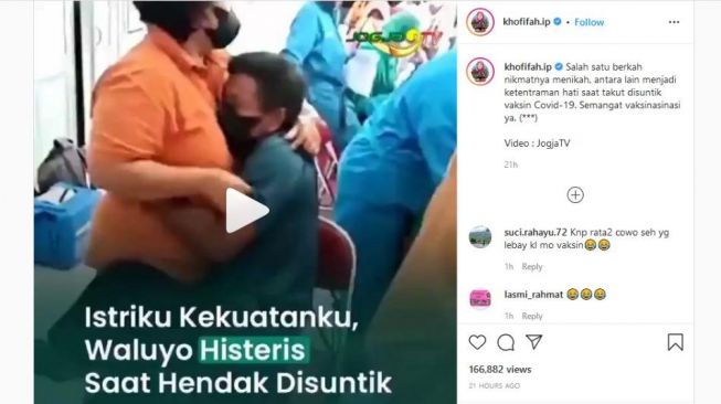 Kocak Parah Video Suami Takut Vaksin Covid-19 dan Berita Terpopuler Lainnya