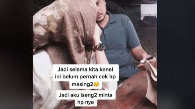 Viral Wanita Cek HP Pacar untuk Pertama Kali, Ini Isinya (tiktok.com/@annekezh)