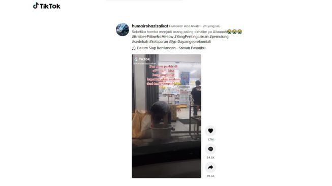 Cari sampah karena belum makan 2 hari. [TikTok] 