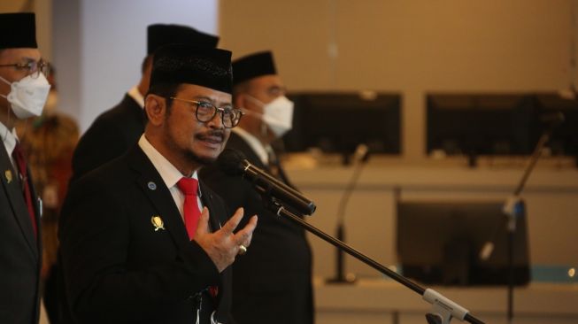 Mentan Ajak Petani Jaga Tradisi Pertanian yang Berlandaskan Pancasila