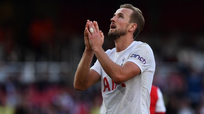 Striker Tottenham Hotspur, Harry Kane. [BEN STANSALL / AFP]