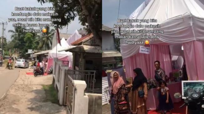 Viral Wanita Numpang Makan di Kondangan Orang Tak Dikenal, Aksinya Tuai Perdebatan